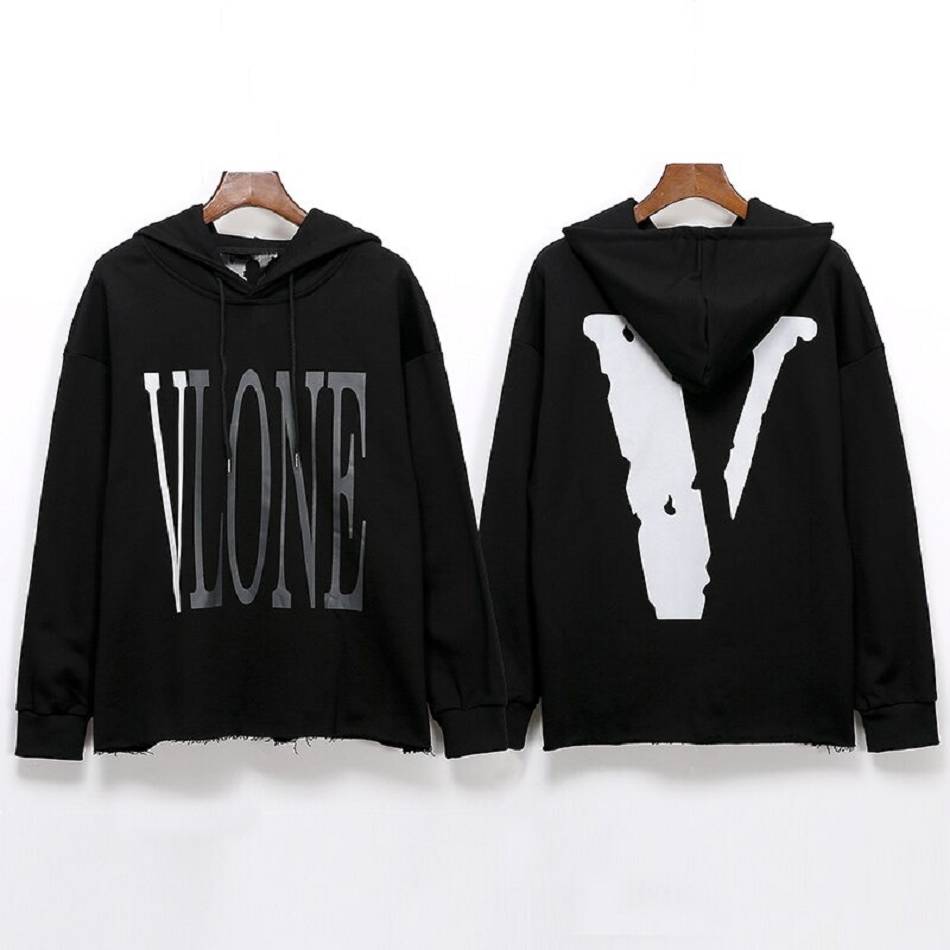 Moletom Com Capuz Vlone 3M Reflective Moda Homens Pretas | PT_B8102