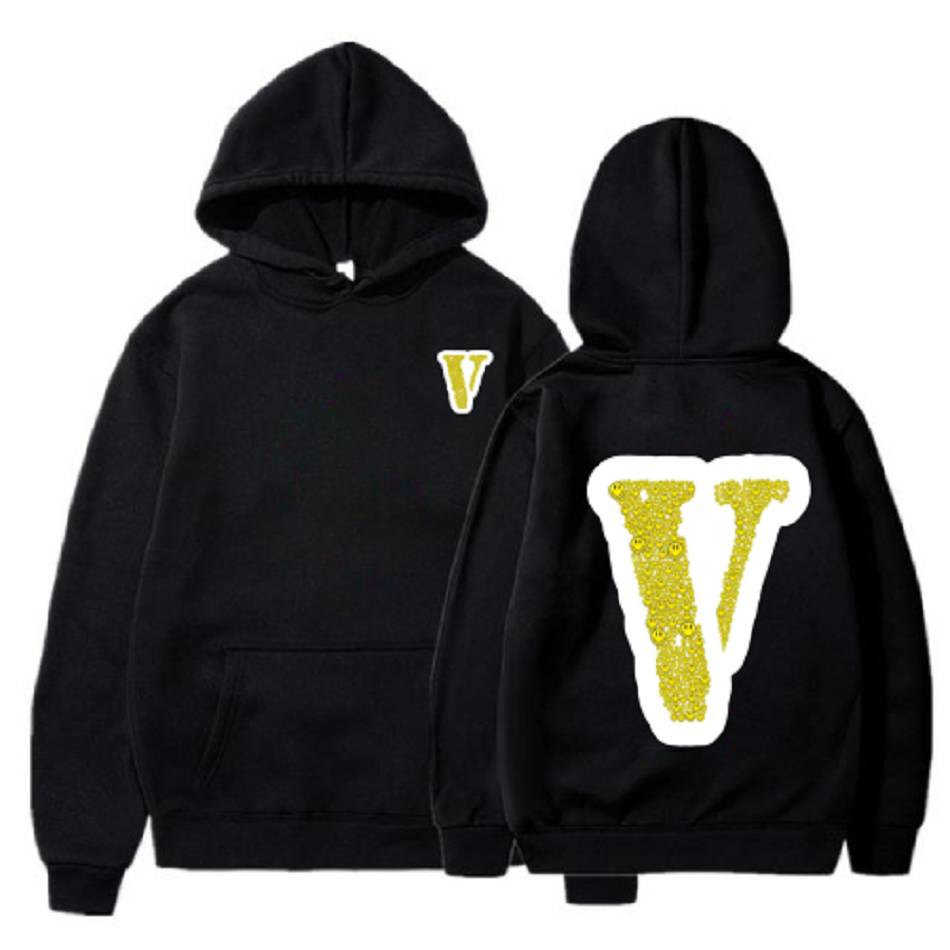 Moletom Com Capuz Vlone City Morgue Homens Pretas | PT_NF5073