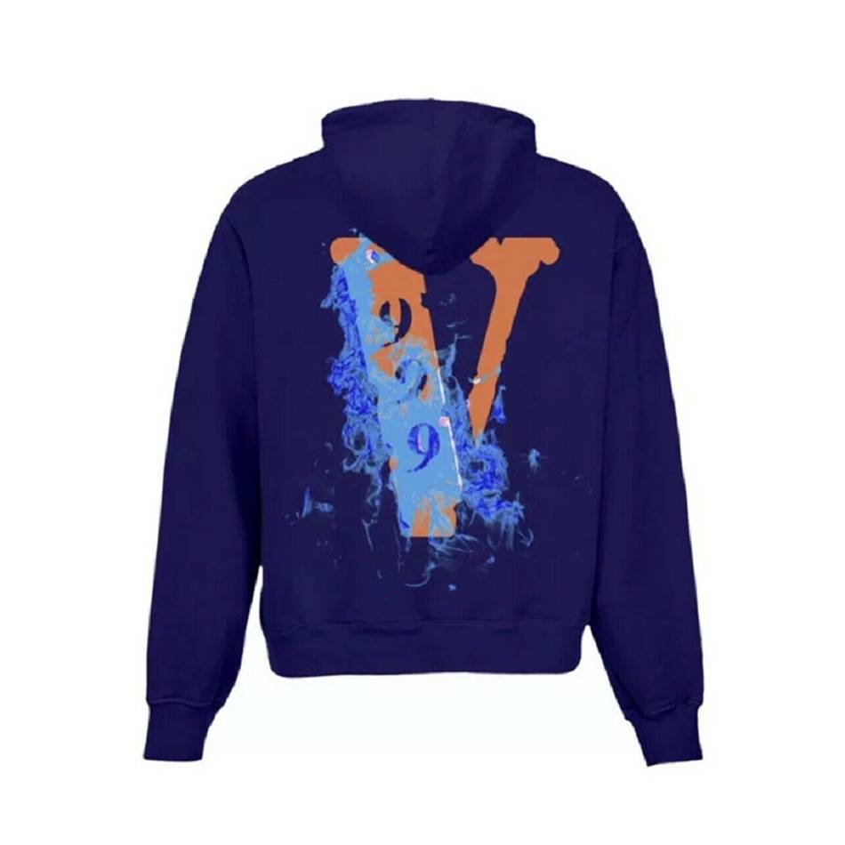 Moletom Com Capuz Vlone Juice Homens Roxo | PT_MI8537