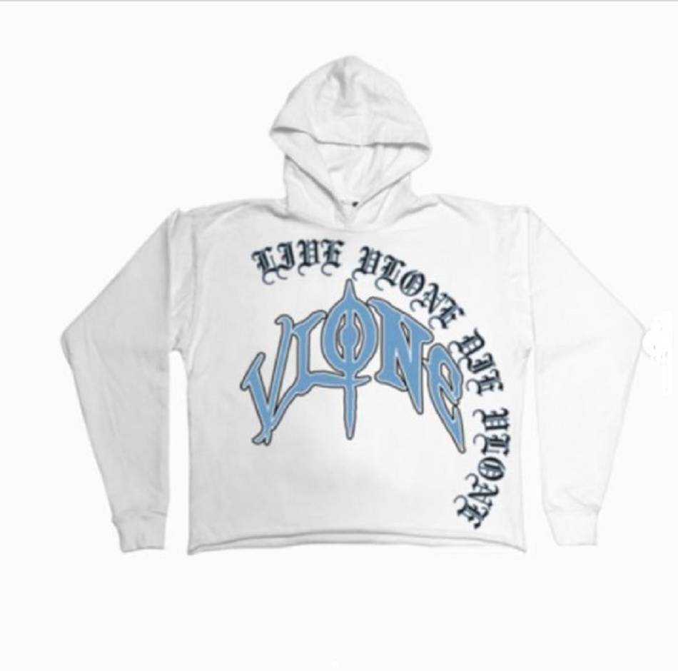 Moletom Com Capuz Vlone O Hoodie Homens Branco | PT_WX7318