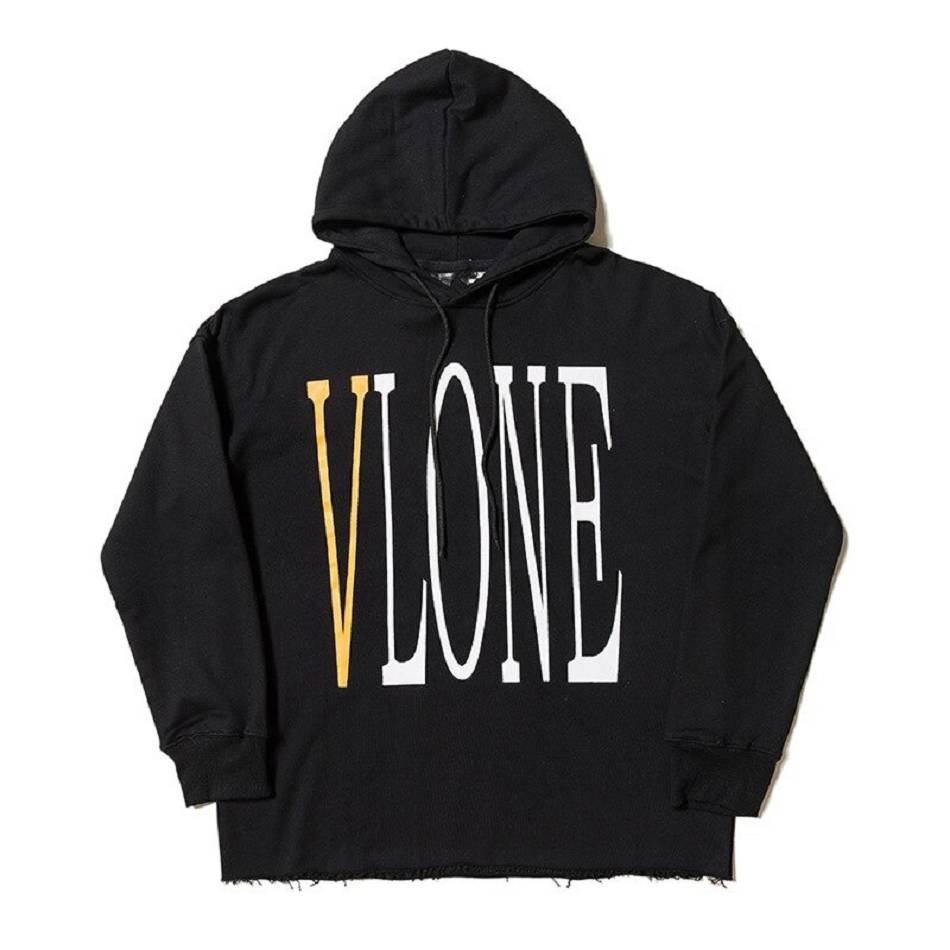 Moletom Com Capuz Vlone VLONE Staple Pullover Streetwears Homens Pretas | PT_A8659