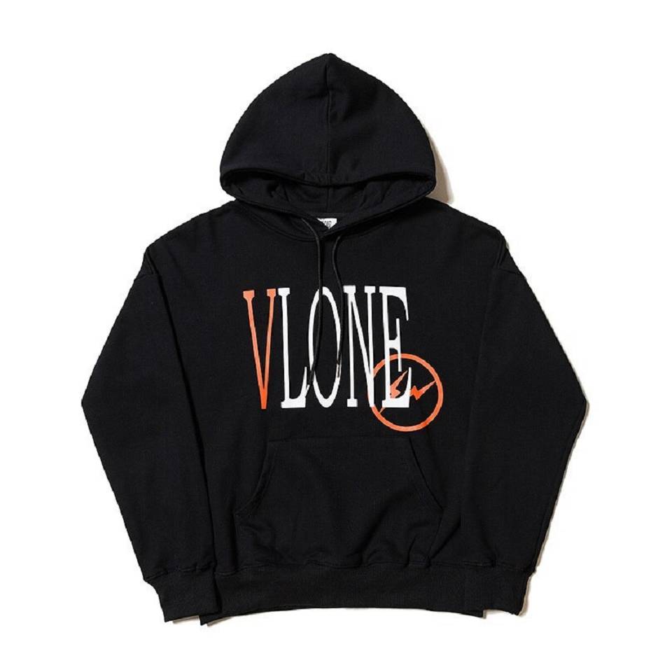 Moletom Com Capuz Vlone VLONE x Fragment Staple Homens Pretas | PT_MI7971