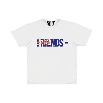 Camiseta Vlone FRIENDS AUS Venda Imperdível Branco | PT_R6960