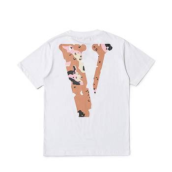 Camiseta Vlone FRIENDS Desert Camo Exclusive Venda Imperdível Branco | PT_J1814