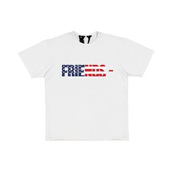 Camiseta Vlone FRIENDS USA Venda Imperdível Branco | PT_YN2073
