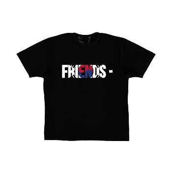 Camiseta Vlone Friends Kor Venda Imperdível Pretas | PT_YH5905