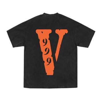 Camiseta Vlone Juice WRLD X 999 V Logo? Homens Pretas | PT_ZS9480