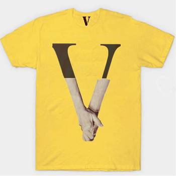 Camiseta Vlone Love Shake Hand Venda Imperdível Amarelas | PT_QA2501