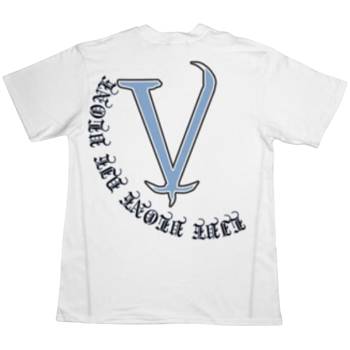 Camiseta Vlone Sulphur Gothic Gráficas Venda Imperdível Branco | PT_N3088