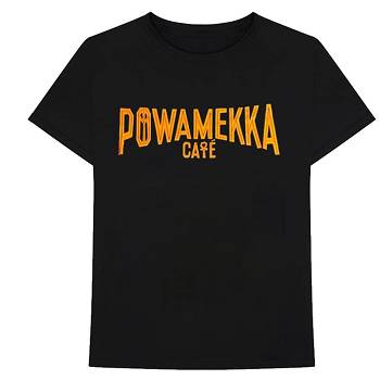 Camiseta Vlone Tupac Powamekka Cafe Venda Imperdível Pretas | PT_YN1921