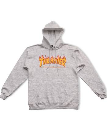 Thrasher Vlone Flame Logo Homens Cinzentas | PT_MI5143