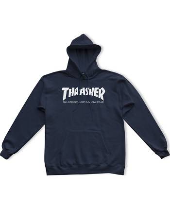 Thrasher Vlone Skate Mag Homens Azul Marinho | PT_R4857